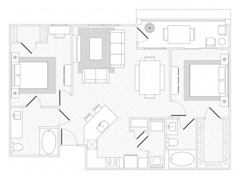 MOK B1 floor plan at Reveal at Onion Creek, Austin